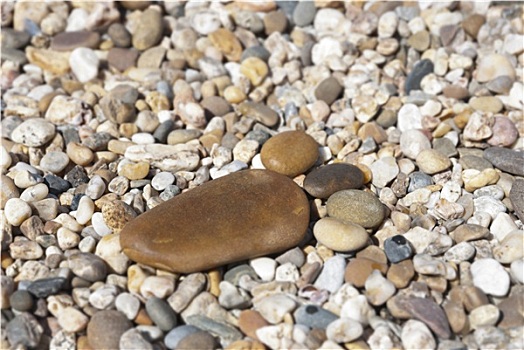 石头,脚,海滩