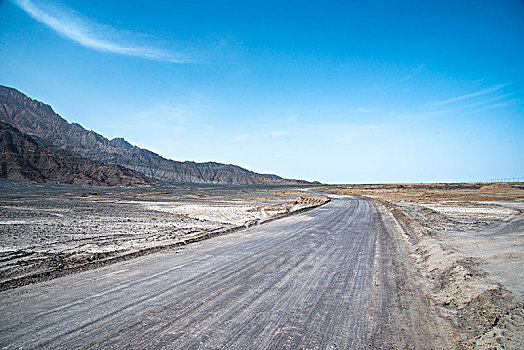 新疆戈壁公路