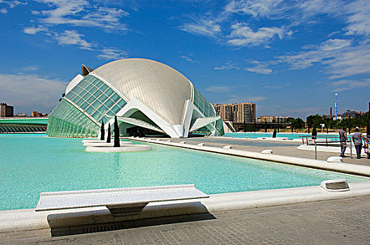 艺术和科学之城,瓦伦西亚,西班牙,欧洲