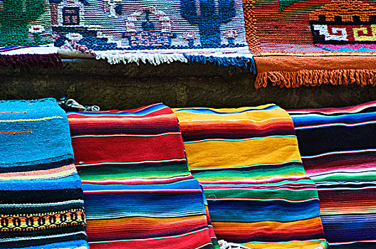 墨西哥,圣米格尔,地毯,出售,市场