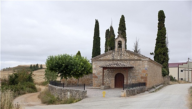 教堂,西班牙,乡村