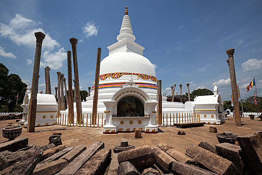 庙宇,阿努拉德普勒,北方,中央省,斯里兰卡,亚洲