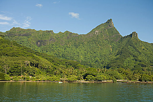 塔希提岛,渡轮,码头,岛屿,法属玻利尼西亚,南太平洋