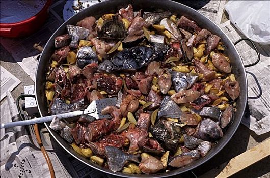 炖鱼,土豆,伊比沙岛,巴利阿里群岛,西班牙