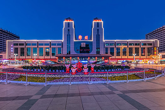 河南省郑州市高铁火车站建筑