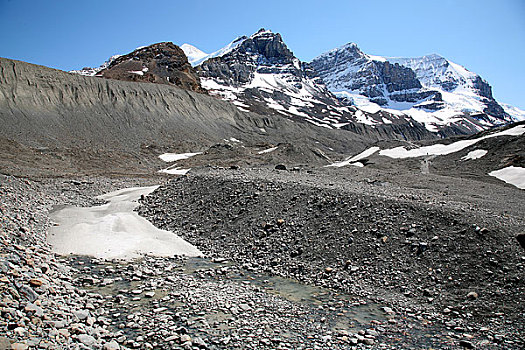 加拿大落基山冰川