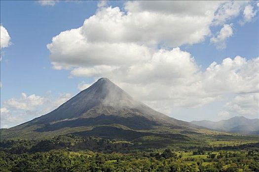 活火山,阿雷纳尔,靠近,哥斯达黎加