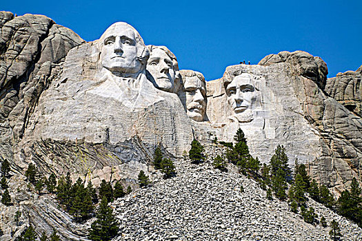 雕刻,四个,美洲,总统,拉什莫尔,南达科他,美国