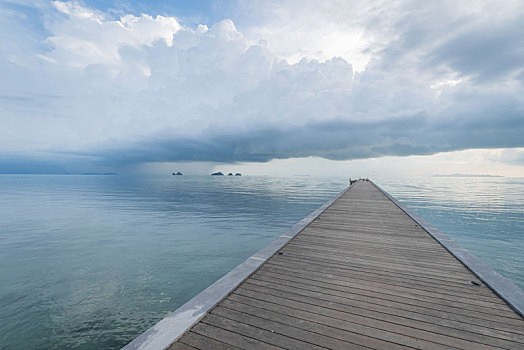 泰国苏梅岛热带海岛海滩风景