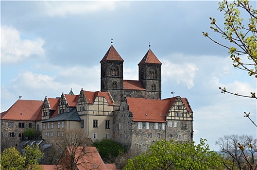 城堡,奎德琳堡,德国