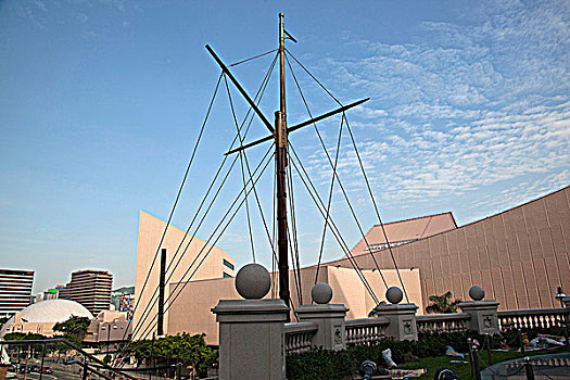 信号,塔,香港,海洋,警察,总部,文化,中心