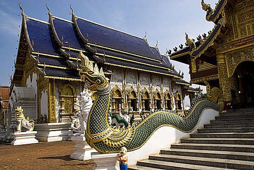 庙宇,寺院,清迈,泰国