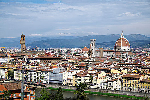 城市,佛罗伦萨,中央教堂,米开朗基罗,托斯卡纳,意大利,欧洲