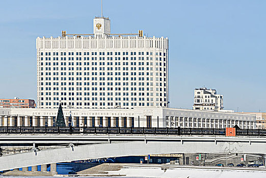 建筑,政府,俄罗斯,莫斯科