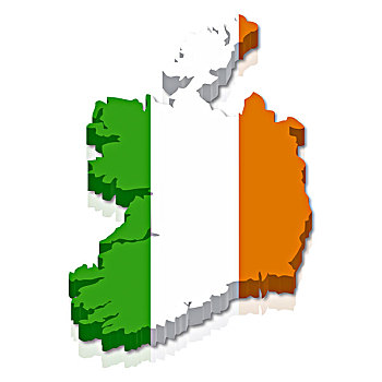 轮廓,旗帜,爱尔兰