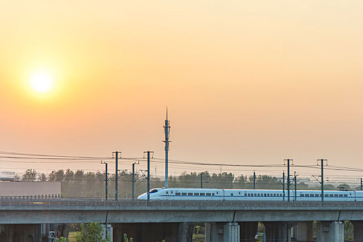 上海,高铁,站台,和谐号,列车