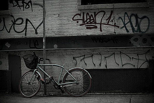 自行车,涂鸦
