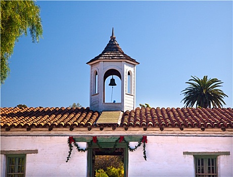 老,圣地亚哥,城镇,屋顶,穹顶,加利福尼亚