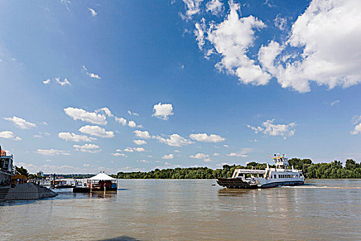 多瑙河,渡轮,匈牙利