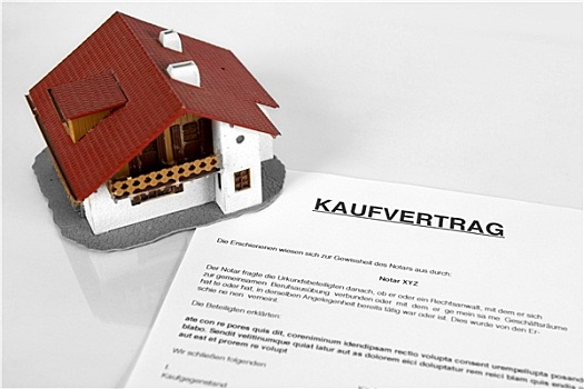 房地产,合同,概念,德国,文字