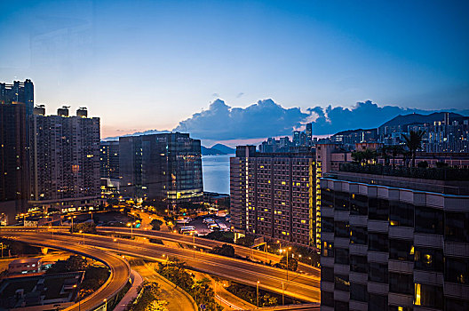 红磡夜景