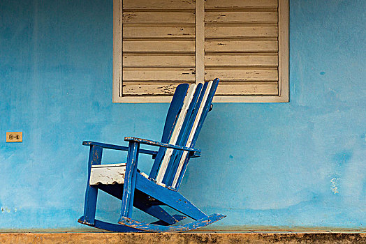 古巴,维尼亚雷斯,山谷,房子,摇椅