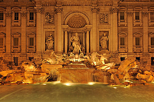喷泉,黎明,罗马,拉齐奥,意大利