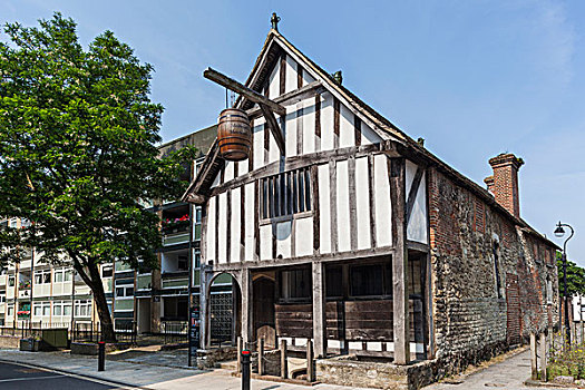 英格兰,汉普郡,南安普敦,中世纪,房子