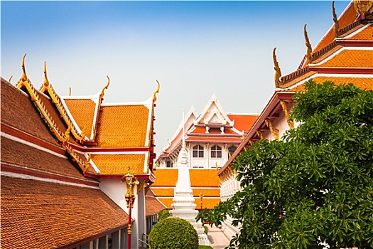 寺院,玉佛寺,曼谷,泰国