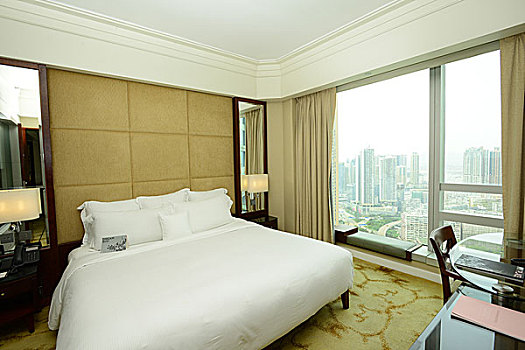 朗豪酒店的客房,香港九龙旺角