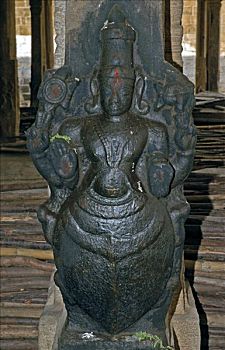 雕塑,毗湿奴,印度教,庙宇,泰米尔纳德邦,印度