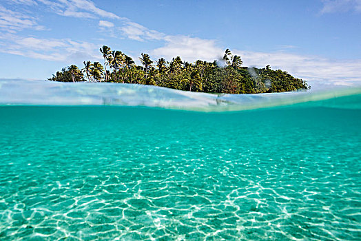 热带海岛,自然风光,蓝色,海洋,水,汤加,太平洋