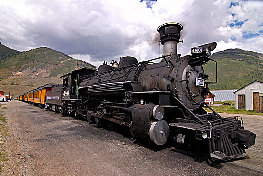 历史,蒸汽,列车,希威尔顿,科罗拉多,美国