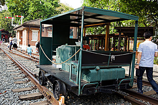 柴油车辆,铁路车辆,展示,香港,铁路,博物馆