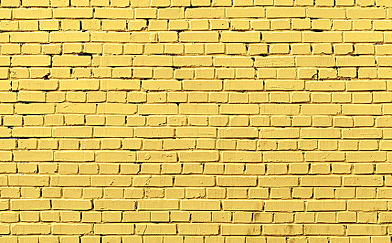 黄色,砖墙,图案,背景,照片,纹理