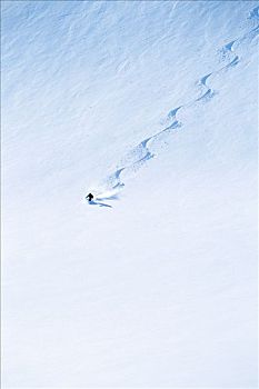 滑雪者,滑雪坡