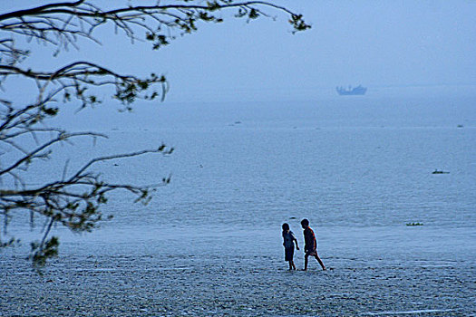 风景,库尔纳市,孟加拉,一月,2008年