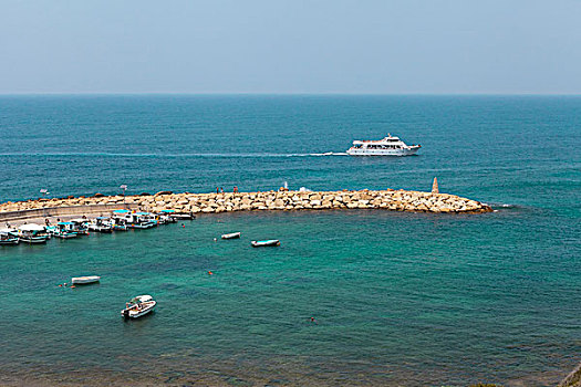 塞浦路斯,船,港口,航行,游艇