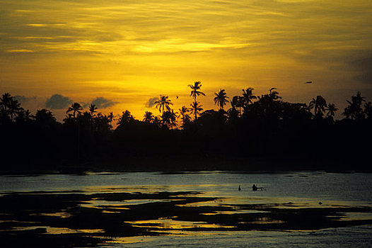 印度尼西亚,巴厘岛,日落