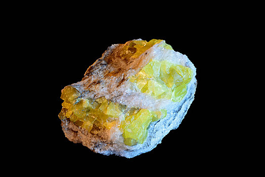 石头,硫磺,水晶,德国,欧洲