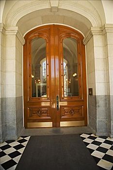 门,宫殿,加利福尼亚,美国