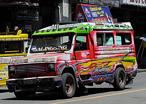 吉普尼车,菲律宾,东南亚,亚洲