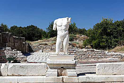 雕塑,躯干,头部,阿芙洛蒂西亚斯,土耳其,亚洲