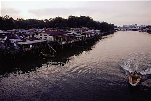 文莱,婆罗洲,船,速度,河