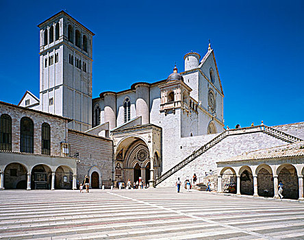 大教堂,阿西尼城,翁布里亚,意大利