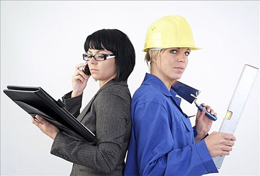 女人,建筑工人,职业女性
