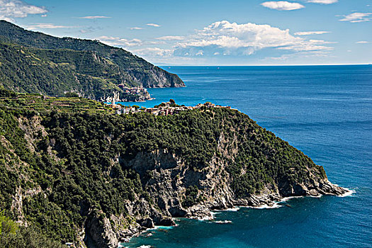 悬崖,正面,马纳罗拉,后面,五渔村,拉斯佩齐亚省,利古里亚,意大利,欧洲