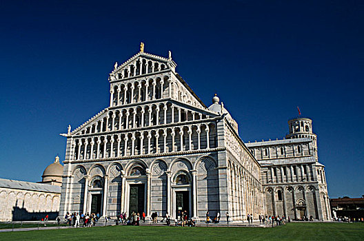 建筑,大教堂,中央教堂,比萨,意大利