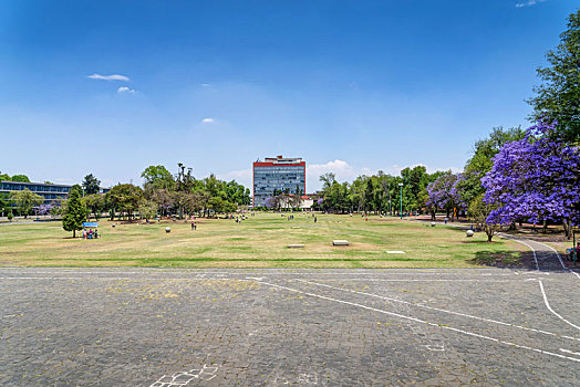 墨西哥首都墨西哥城,墨西哥国立自治大学的广场