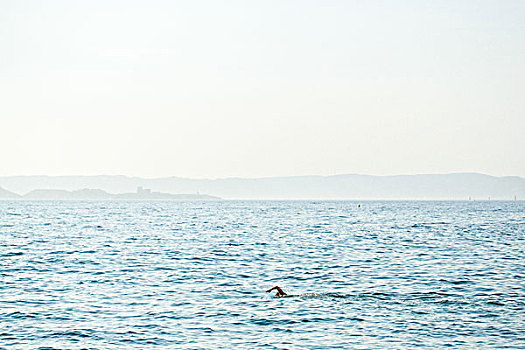 游泳,地中海
